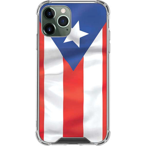 Puerto Rico Flag iPhone 12 Pro Max Clear Case